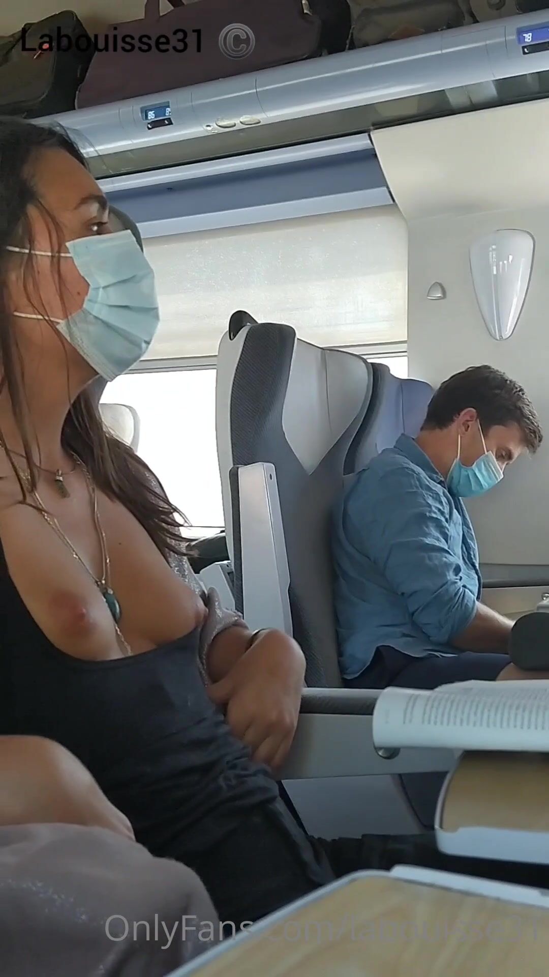 Labouisse naked on train in front of strangers