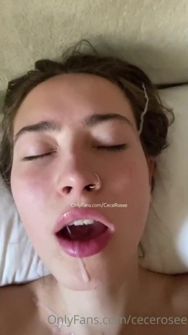 Cecilia Rose (Cece Rose) Cumshot Facial OnlyFans Leak