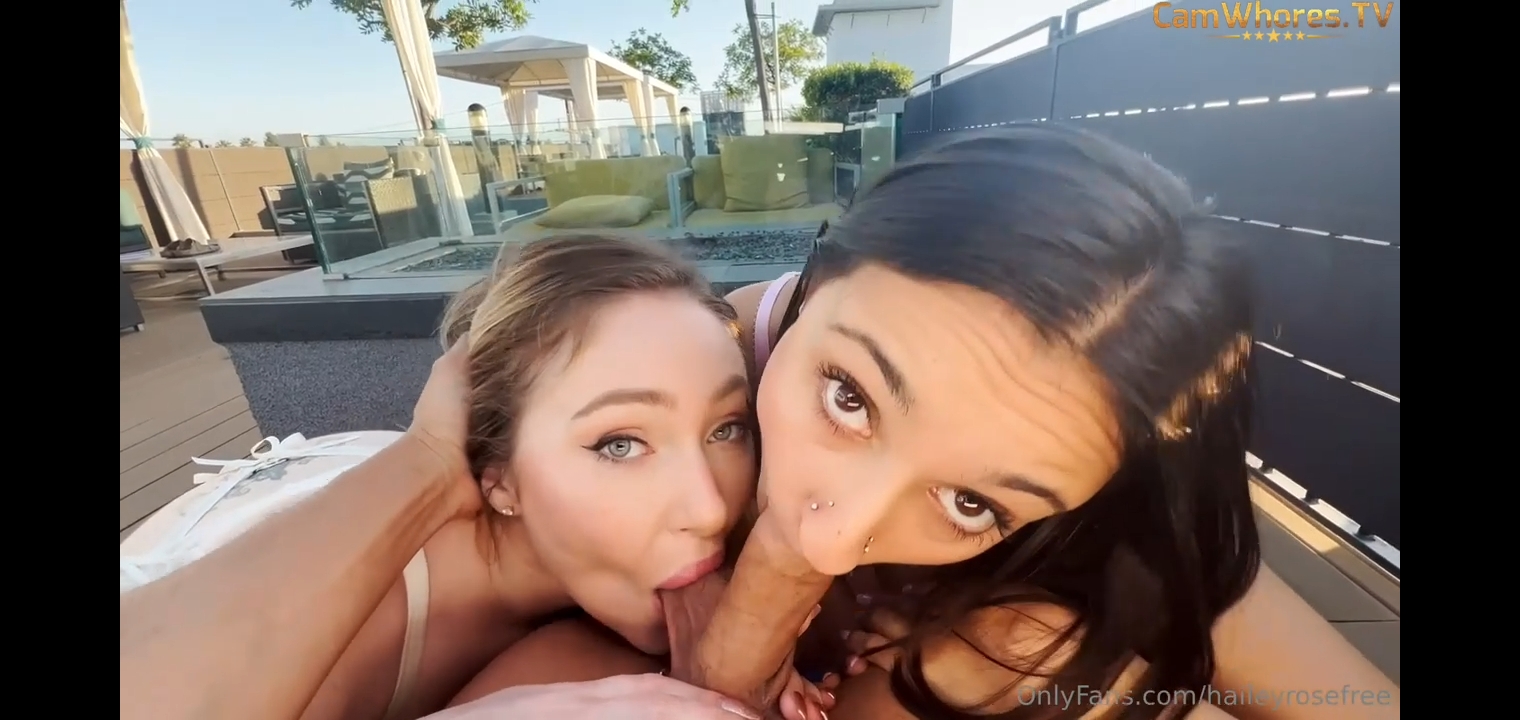 Hailey Rose | AriaSix Perfect Natural Tits 3some