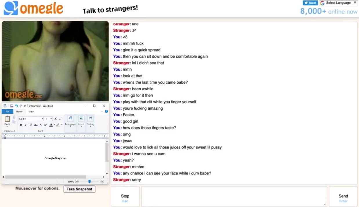 Omegle for nudes