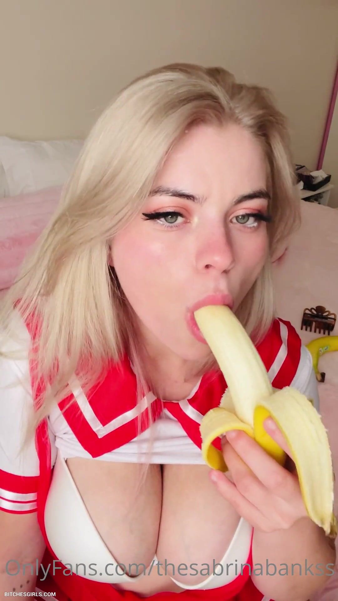 Sabrina Banks Banana Tease
