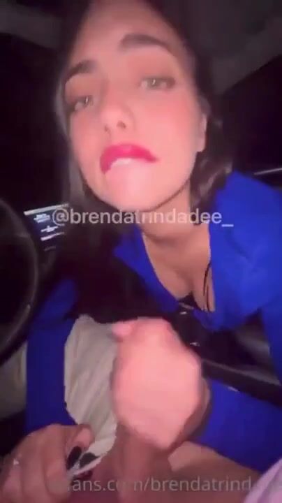 Brenda Trindade - Car Blowjob with No Cumshot (low qual)