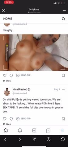 Nude ninaunrated NinaUnrated OnlyFans